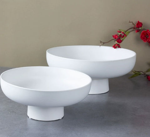 White ceramic large bowl china 30x13cm