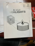 Tealight tea light Votive White Candles 9hr 40 pcs real flame new