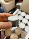 Tealight tea light Votive White Candles 9hr 40 pcs real flame new