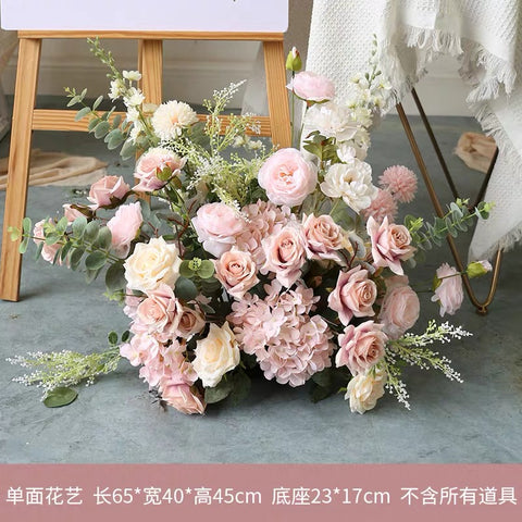 Blush pink arrangement premade style c