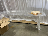 (8 feet long ) Clear acrylic table