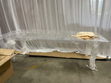 (8 feet long ) Clear acrylic table
