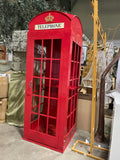 Metal phone booth black or white 2.2m