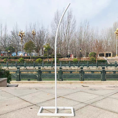 Single Bar white Metal Backdrop Stand Arch waving 1.9m balloon*