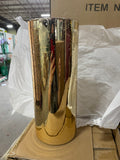 Mercury Gold 4"x10"H Cylinder Vase
