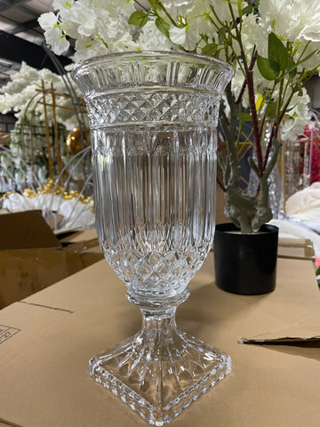 Crystal Urn vase 13” new arrival Olivia