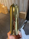 Gold 7.9" Bud Vase (L) Lampwork Small vase wedding centerpiece