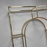 Gold Chrome Korean Door Metal Backdrop Stand (L)