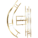 Chrome gold Stand Round Arch u shape