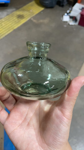 Style A B C Little Bud Vase Small vase green or clear