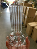 6.3” Rippled Bud Vase Lampwork ripple with wide base