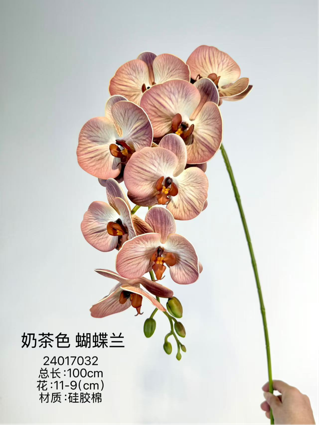 PHALAENOPSIS ORCHID milk tea ARTIFICIAL new