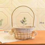 Less than perfect basket geometric with fabric