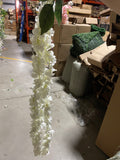 ARTIFICIAL FLOWER HANGING FLOWER LONG GARLAND WISTERIA (white) ART1-11