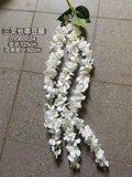 ARTIFICIAL FLOWER HANGING FLOWER LONG GARLAND WISTERIA (white) ART1-11