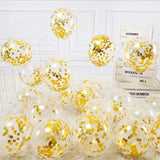 30 pcs 12” metallic shiny gold balloon