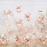 30 pcs 12” metallic shiny gold balloon