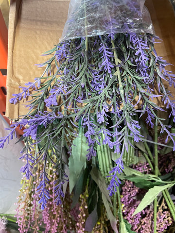 Lilac purple Long stem Lavender Flower filler