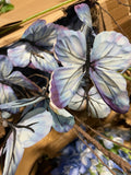 New blue Butterfly pick filler Artificial flowers