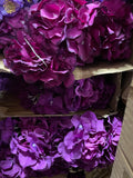 Jumbo Artificial Flower Dark two tone pink Purple Hydrangea Bunch(top color)