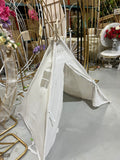 White 1.56m White teepee foldable accessory