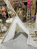 White 1.56m White teepee foldable accessory