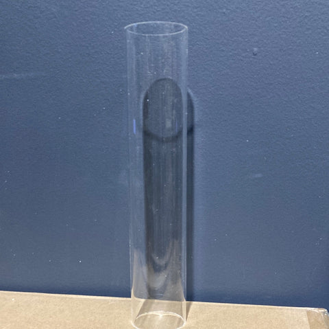 PLASTIC Hurricane Tube Candleholder glass 12"x2” Parts for candelabras
