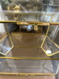 Gold GEOMETRIC 13"x8.5" Card box money box