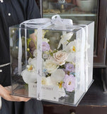 Large Acrylic box For Flowers gifts