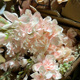 Artificial Silk flower Delphinium (light pink)
