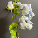 Light Blue Butterfly Ranunculus flower filler Artificial flowers