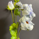 Light Blue Butterfly Ranunculus flower filler Artificial flowers