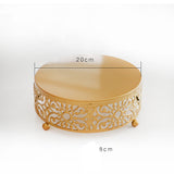 Gold metal Cake Stand Sweet Table
