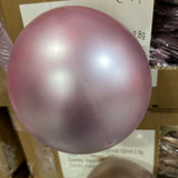 50 pcs 12” metallic PURPLE single layer balloon baby shower