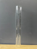 Hurricane Tube Candleholder glass 14”x2”