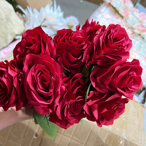 9 head Red Rose Mao