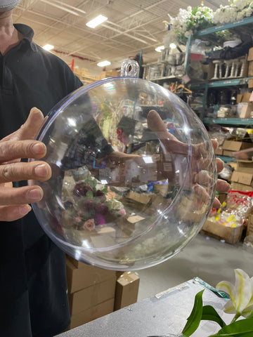 Plastic Ball 25cm/10” Round Bubble Ceiling Ball Terrarium