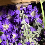 Purple Artificial Silk flower Delphinium