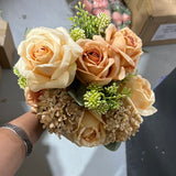 New Bulgaria Roses Artificial Flower (Orange)