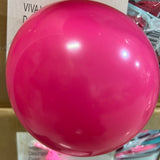 100 pcs Standard 10” Pink single layer balloon baby shower