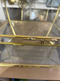 Gold GEOMETRIC 13"x8.5" Card box money box