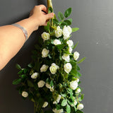 White Ranunculus Greenery Bunch