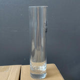 8”Hx2"D Clear Cylinder Vase