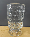 Crystal Footed Small Cup Vase 7” Chalice Goblet