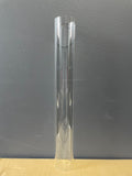 Hurricane Tube Candleholder glass 14”x2”