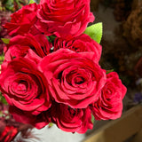 9 head Red Rose Mao