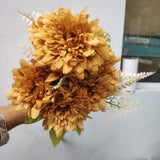 Small bunch daisy Sunflower 🌻 burnt orange WEDDING DECOR SUN FLOWER