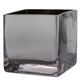 SILVER 6" CUBE VASE - SIL3