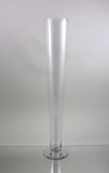 DIY Wedding 20" Clear Pilsner/Cone/Trumpet Vase- XD551-50 - Richview Glass Wedding Supplies