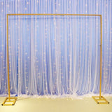 Gold Rectangular metal stand 2 meterx2 meter/6.5 feet Square single bar